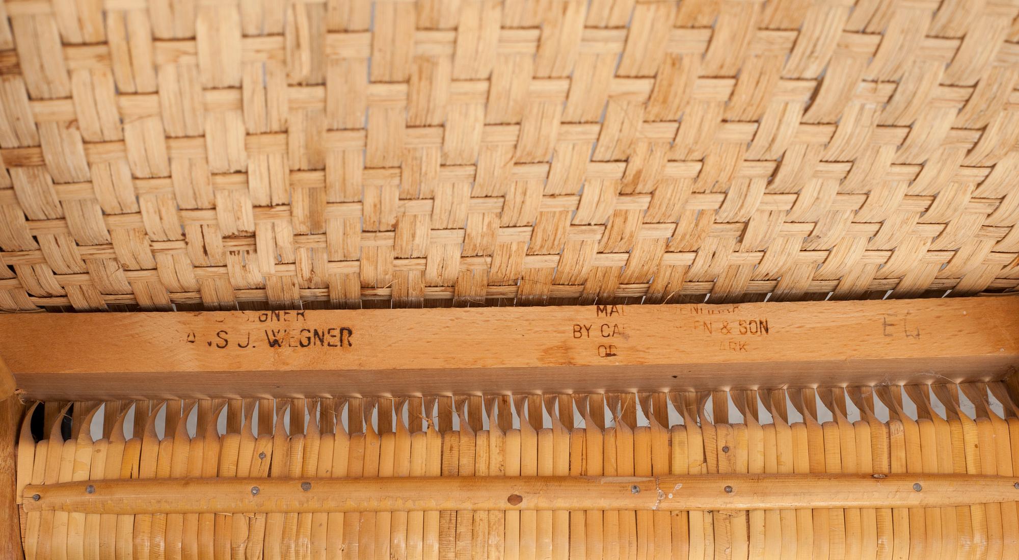 STOLAR, 4 st, "CH-23", Hans J. Wegner, Carl Hansen & søn, Danmark.