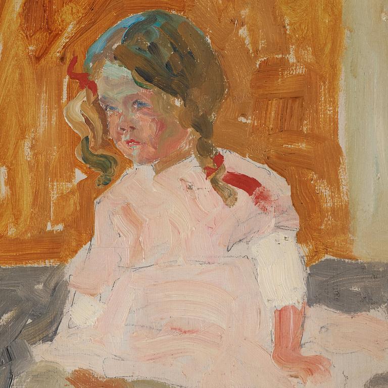 Carl Wilhelmson, "Ana i röda skor" (Ana in red shoes).