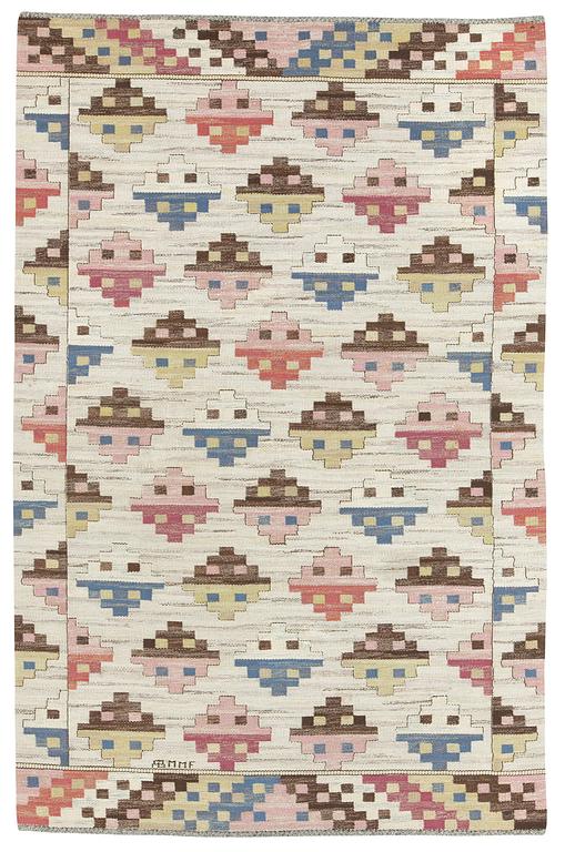 MÄRTA MÅÅS-FJETTERSTRÖM, matta, rölakan, 264,5 x 170 cm, "Munka-Ljungby",  signerad AB MMF.