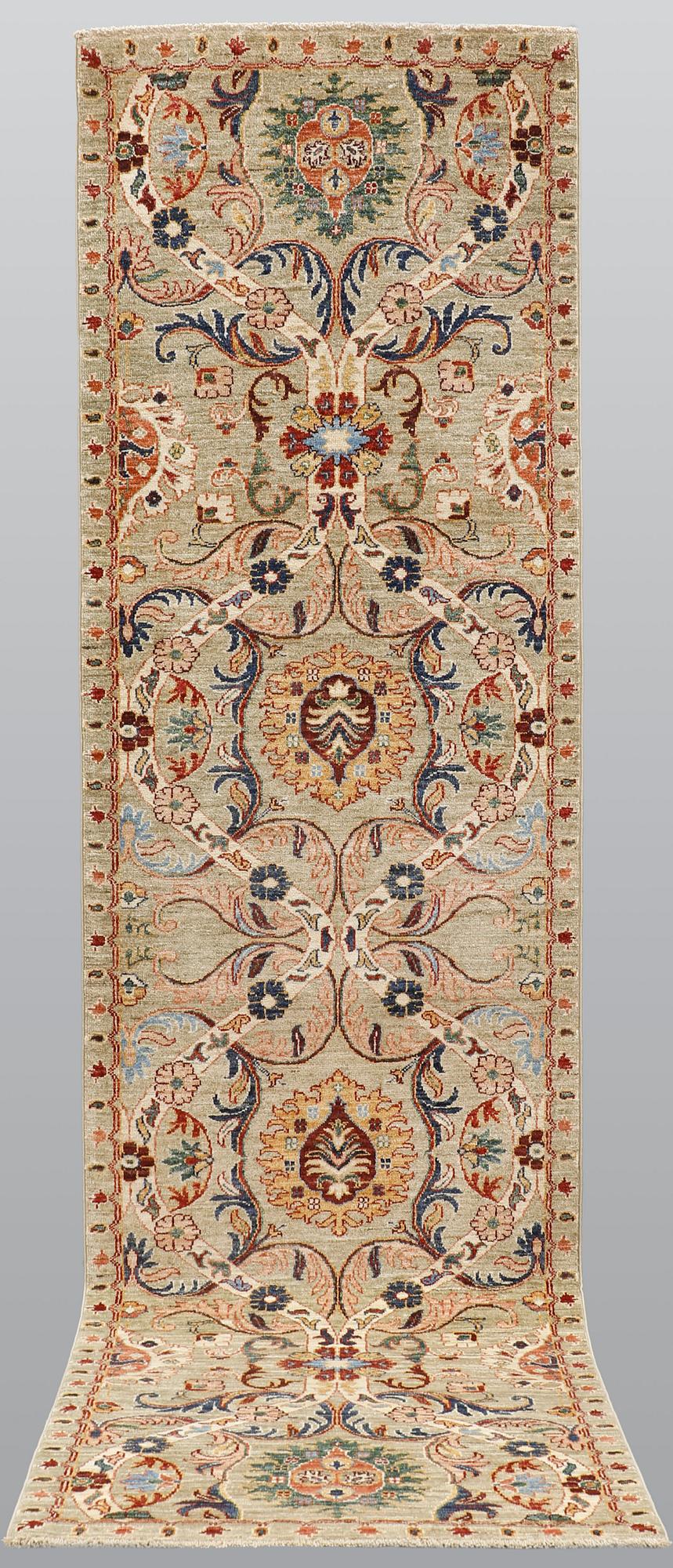 A runner, Zieglar design, ca 297 x 82 cm.