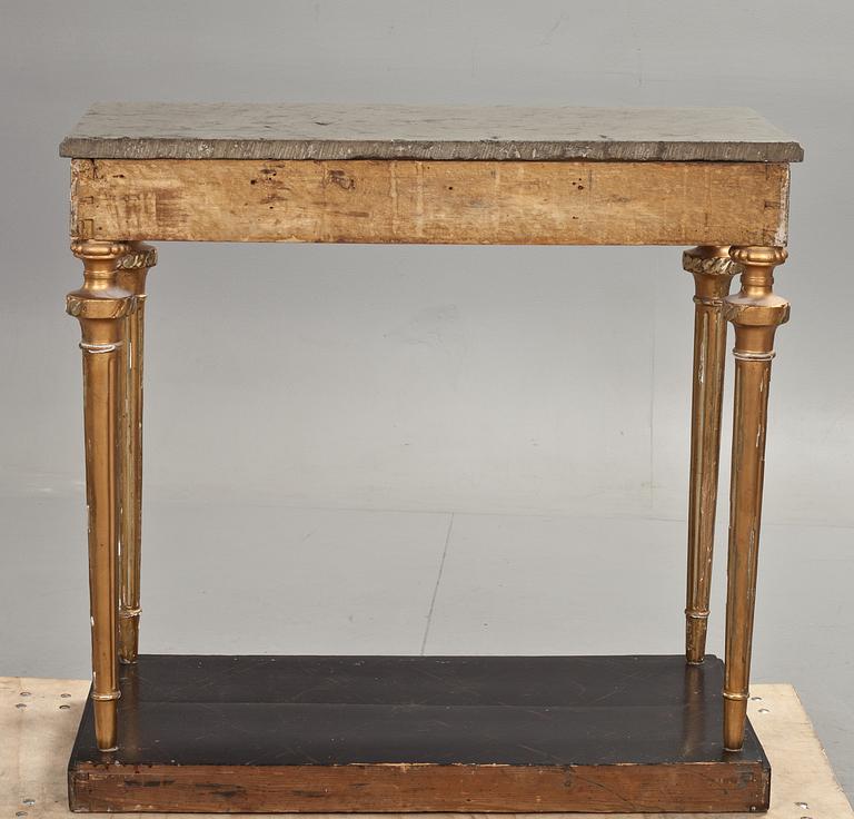 KONSOLBORD, sengustaviansk, omkring 1800.