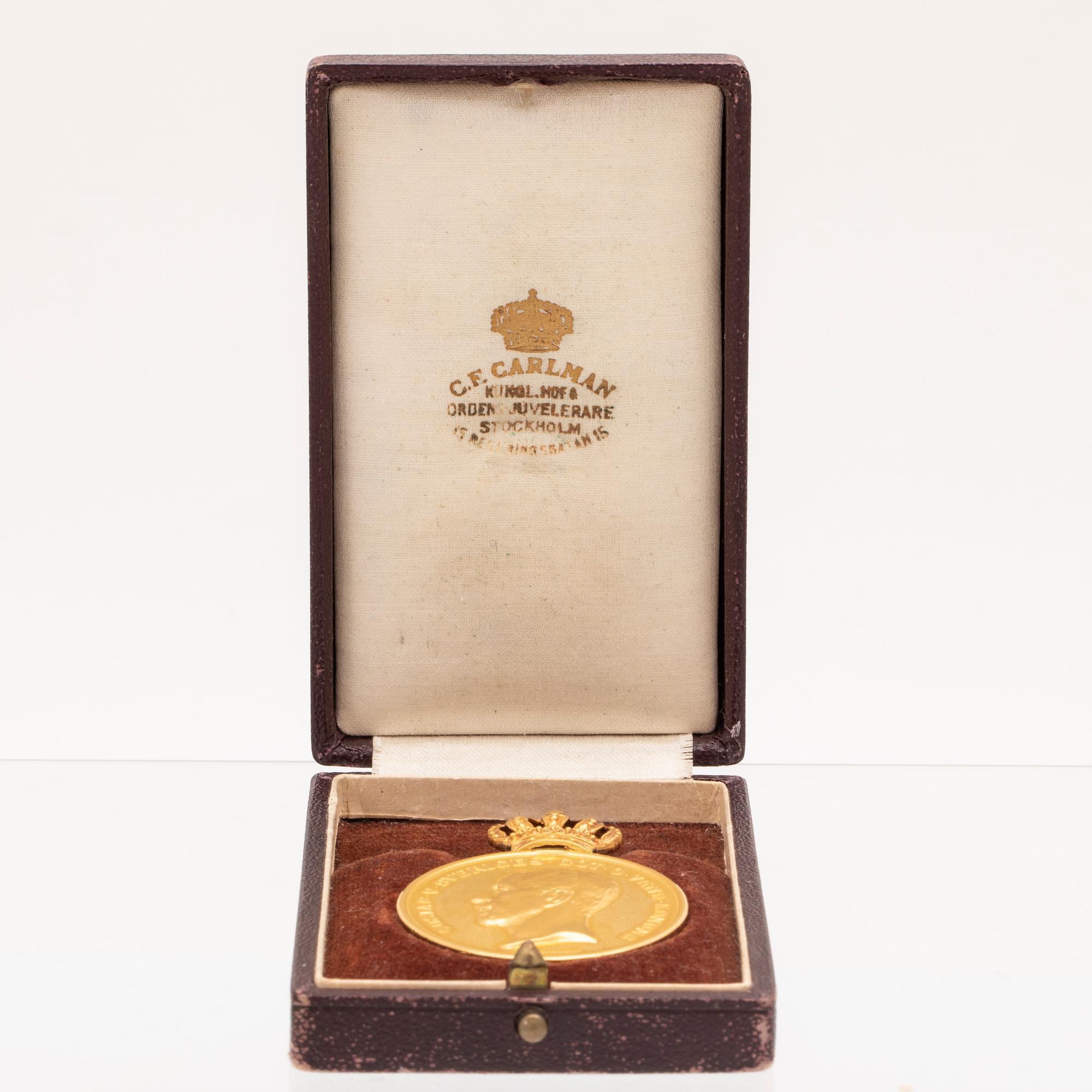 A Swedish gold medal, 1914.