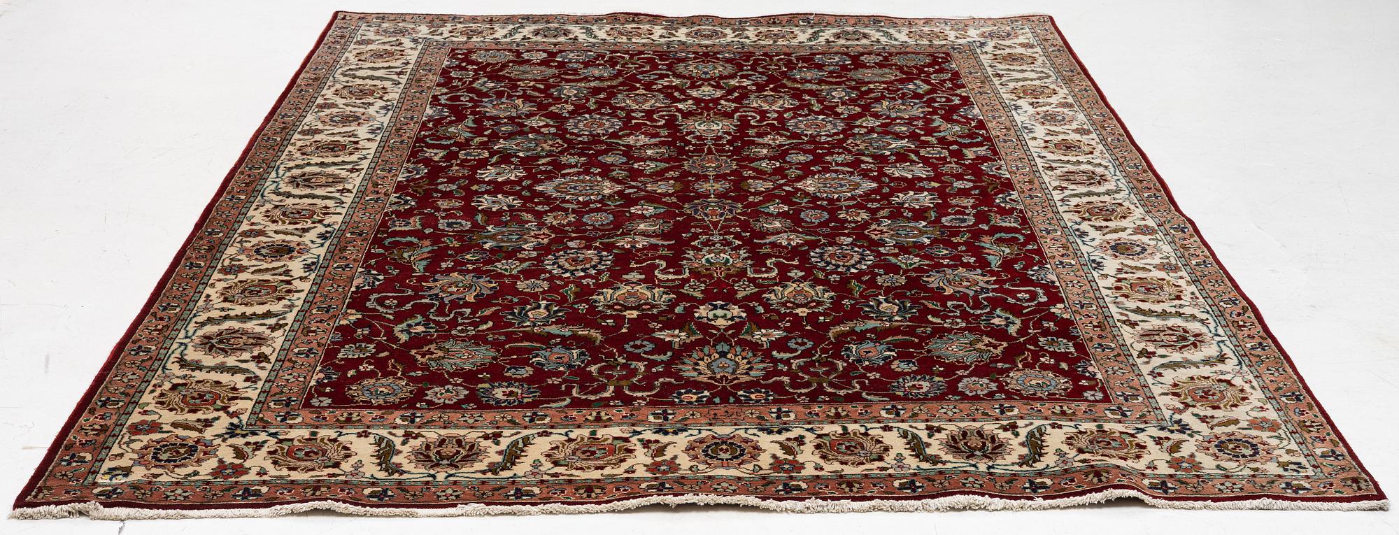 Rug, Tabriz, approx. 310 x 230 cm.