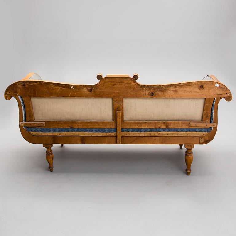 SOFFA MED 4 STOLAR, Karl Johan, 1800-talets mitt, Sverige.