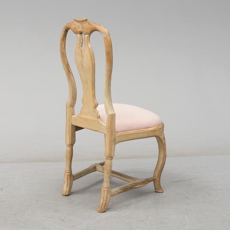 STOL, rokoko, stockholmsarbete, 1700-talets andra hälft.