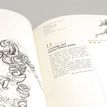 BOK, Salvador Dali, kokbok, numrerad 1392/3000 "Dinéerna med Gala", Stureförlaget AB, Stockholm 1975.