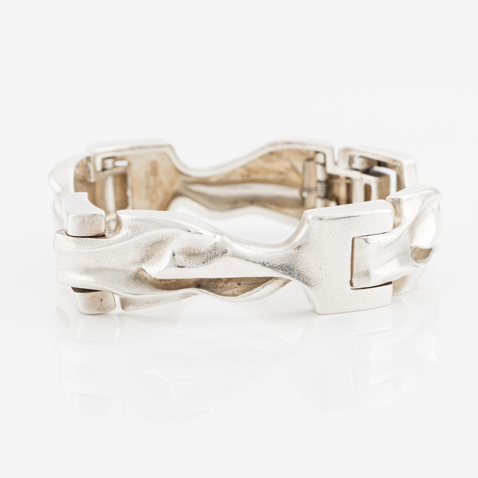 Björn Weckström, armband, "Cassiopeia" sterlingsilver. Lapponia 1978.