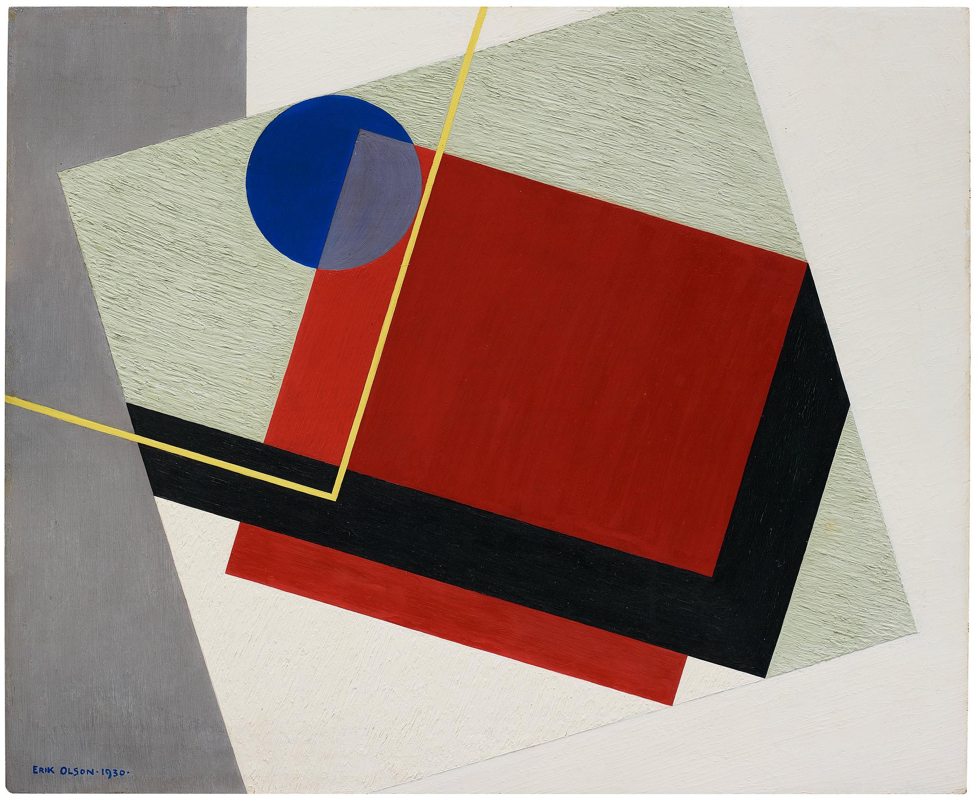 Erik Olson, ”Carré Rouge (Röd kvadrat)".