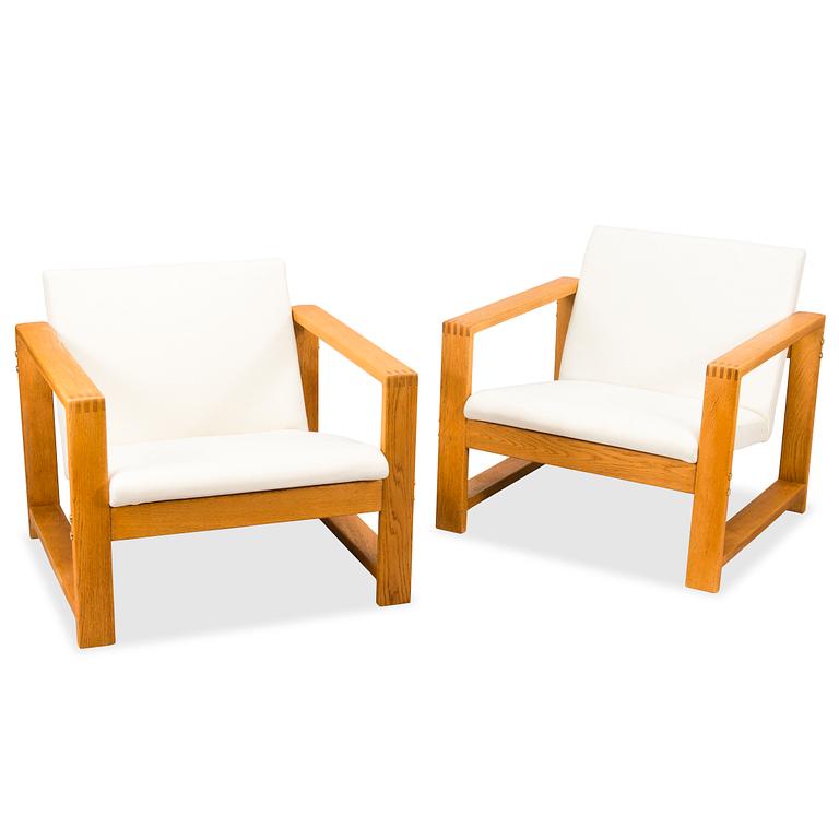 Reino Ruokolainen, Fåtöljer, ett par, H-modell, Haimi, Finland, 1960-tal.