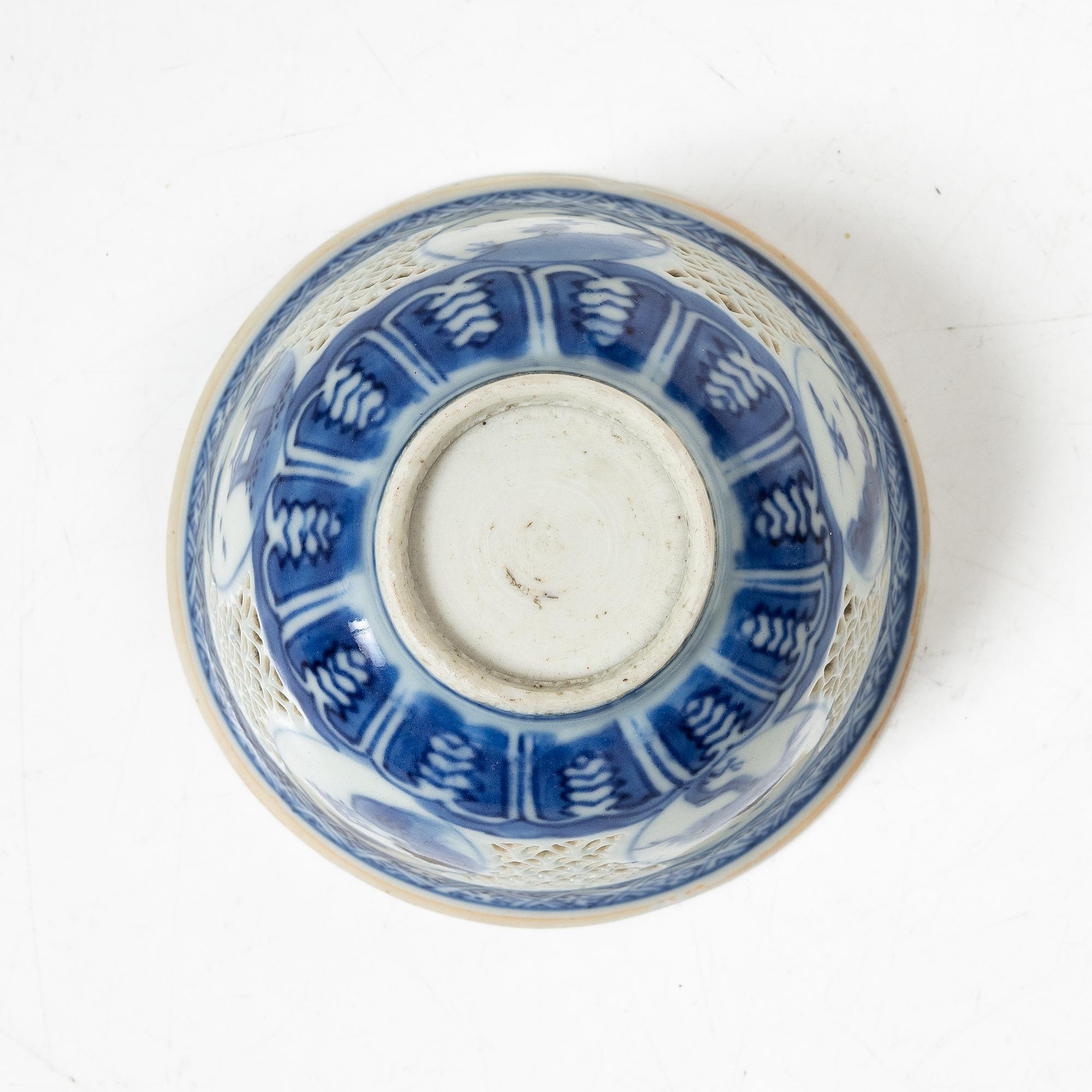 Skål, 'Hatcher cargo', porslin, Kina, Transition, 1600-tal.