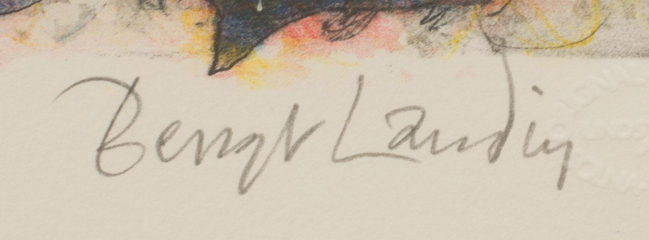 BENGT LANDIN, färglitografi, signerad och numrerad 101/290.