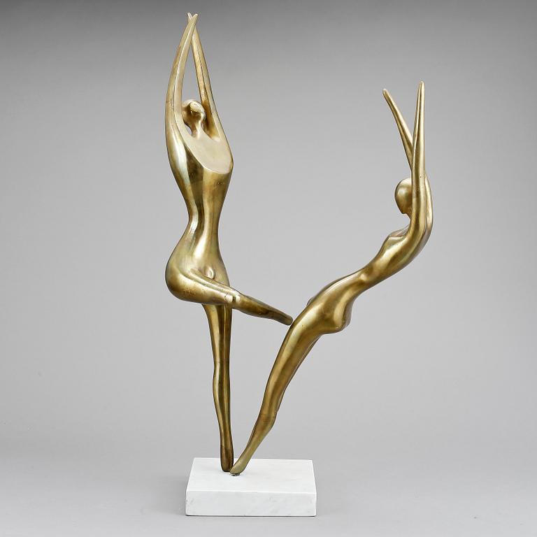 JAN NALIWAJKO, skulptur, brons, signerad och daterad 1984.