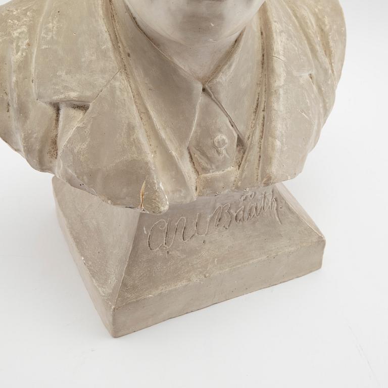 Edward Bramberg, Porträttbyst, föreställande A.U.Bååth (1852-1912), 1893.