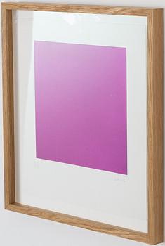 Juri Markkula, signed and dated -16. Edition 1/10. Interference pigment.