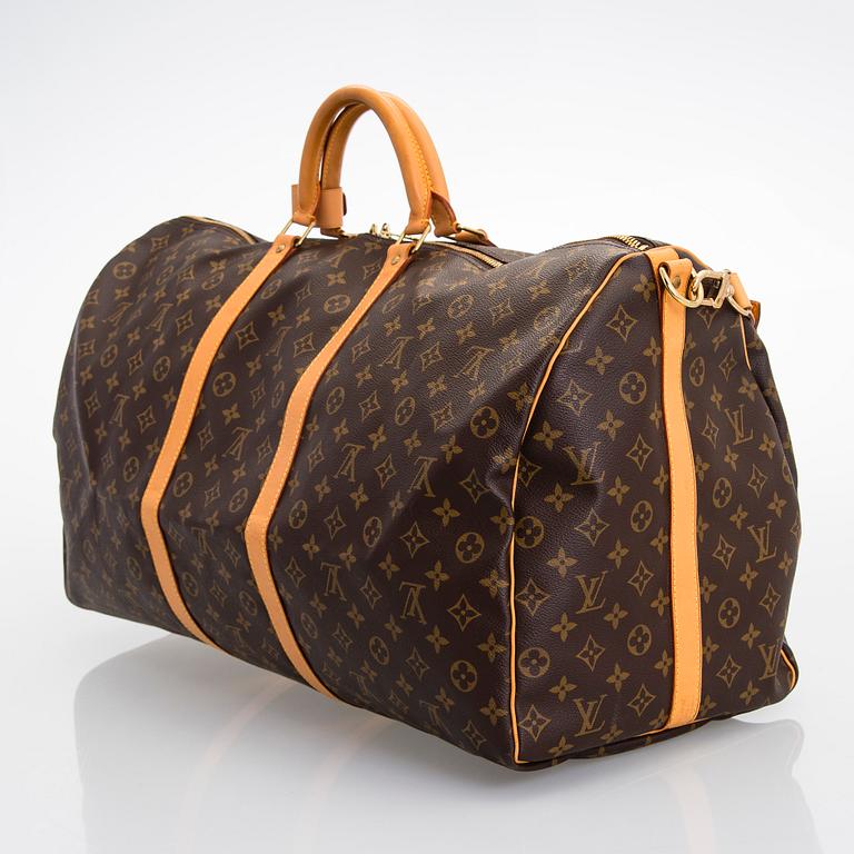 Louis Vuitton, a Monogram 'Keepall 60 Bandoulière' Weekendbag.