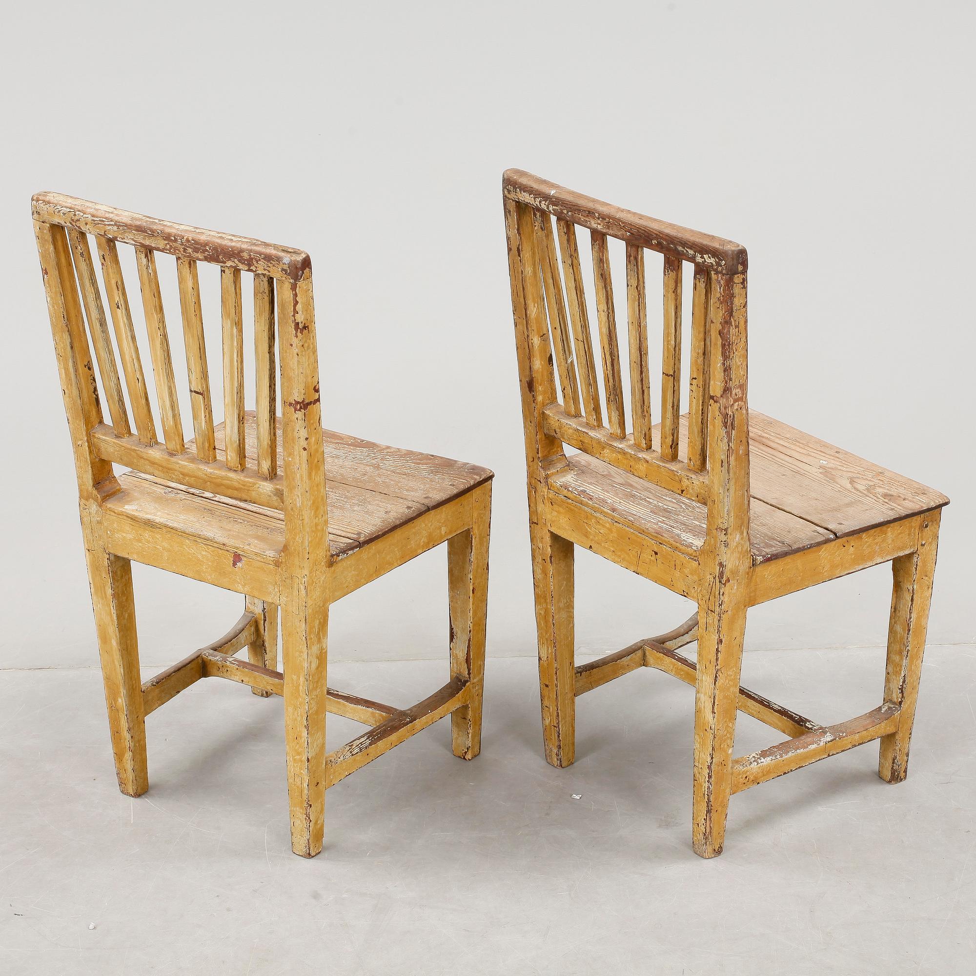 STOLAR, ett par, 1800-tal.