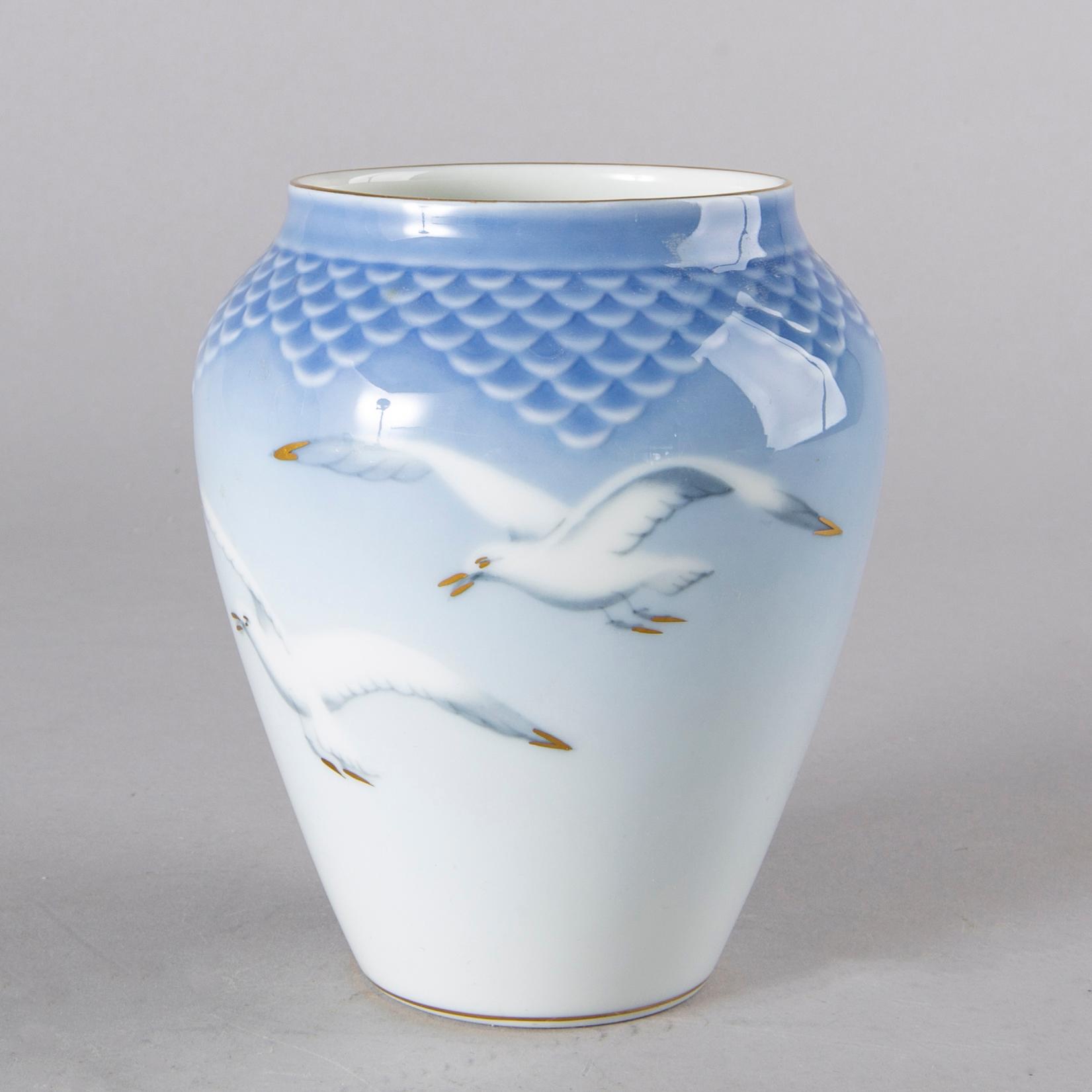 SERVIS 72 dlr Blå Måsen Bing & Gröndahl Danmark 1900-talets senare del porslin.