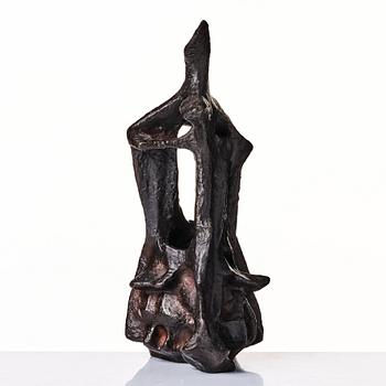Eric Grate, bronsskulptur,  signerad EG med monogram, numrerad 4/6.