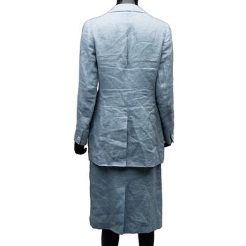 DRÄKT, två delar, Mulberry, storlek 10/12.