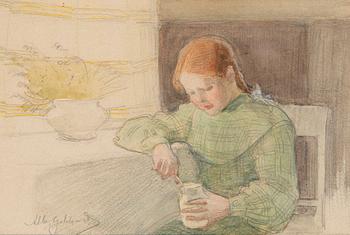 Albert Gebhard, Tyttö.