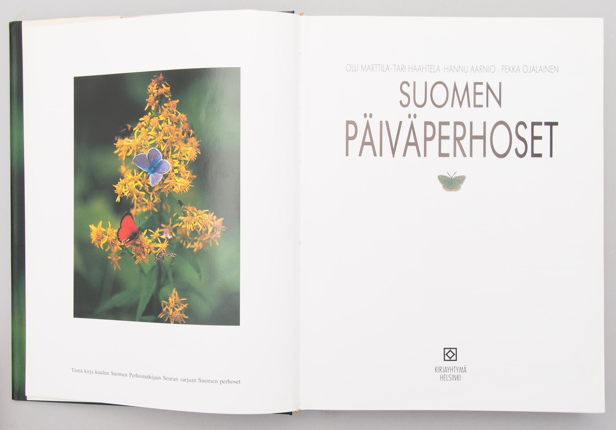 Four books about butterflies in Sweden, Finland and former Soviet Union. 1900-2003.