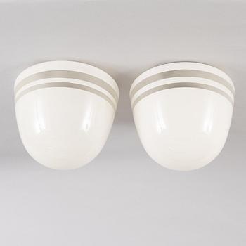 Harald Notini,  a pair of ceiling lamps, version of model "10148", Arvid Böhlmark's Lamp Factory, 1930s.