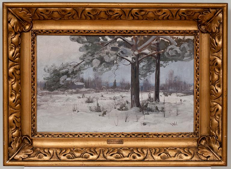 Victor Westerholm, SNOW COVERED PINE TREES .