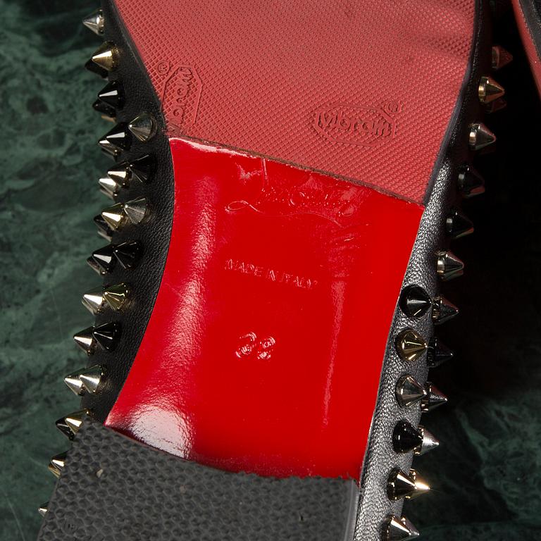 A pair of loafers, "The Rolling Spikes" by CHRISTIAN LOUBOUTIN, in size 38.