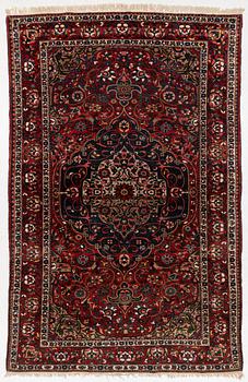 A semi-antique Chahar Mahal and Bakthiari carpet, probably Pir Balut, c. 341 x 221 cm.