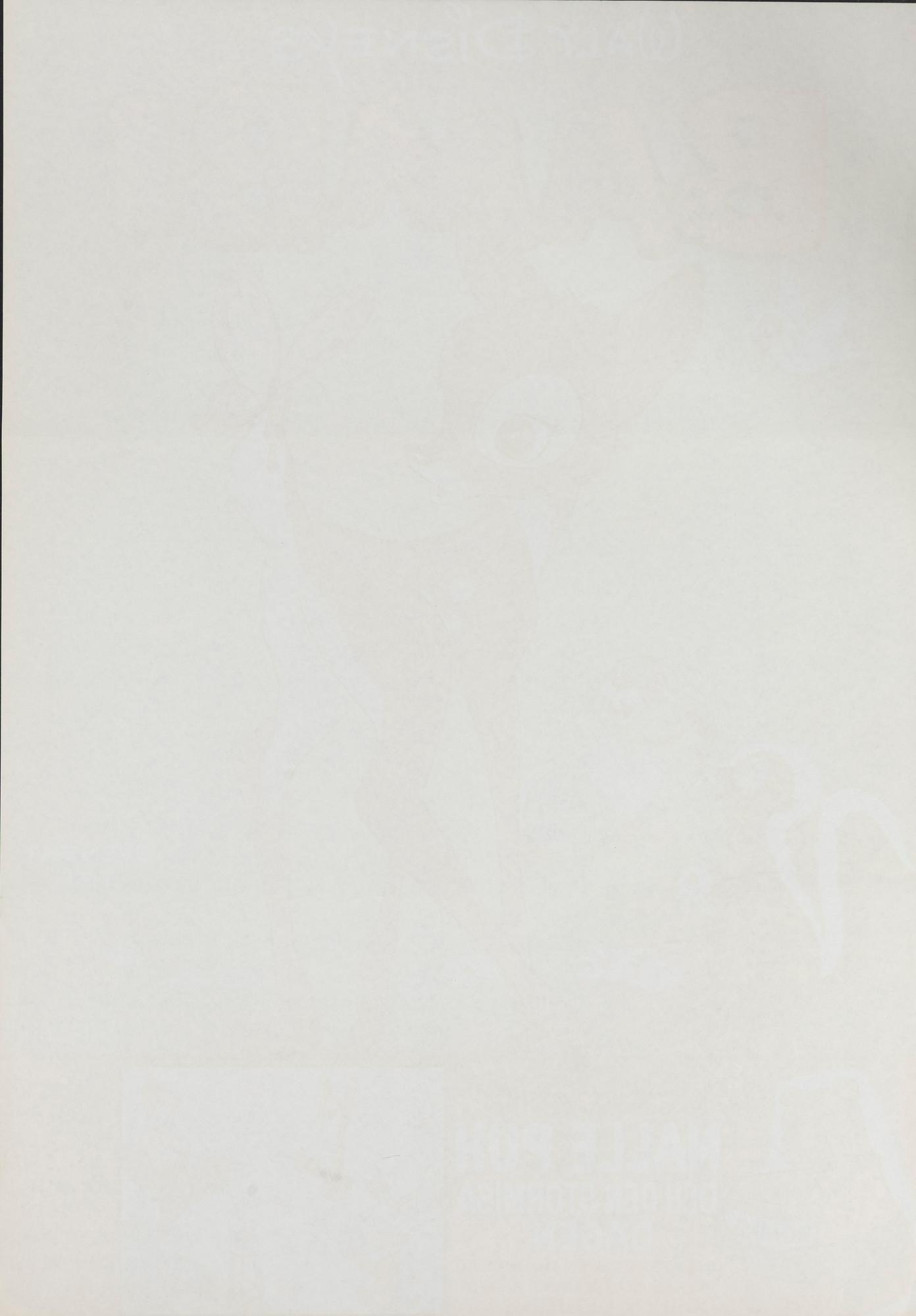 Walter Bjorne, a vintage movie poster, 'Bambi', 1969.