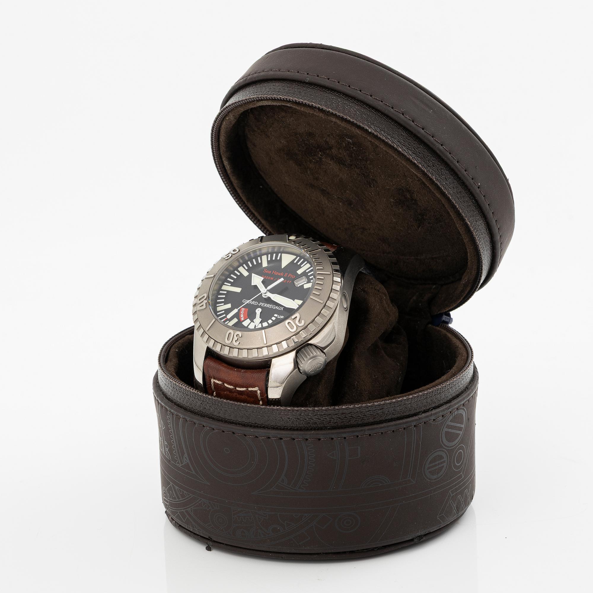 Girard-Perregaux, Seahawk II Pro, 3000M/9900FT, wristwatch, 44 mm.