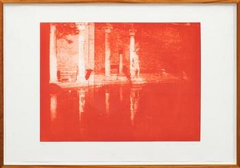 OLA BILLGREN, fotogravyr. "Från Hadrianus villa". Numrerad 17/20 och signerad och daterad 2000.