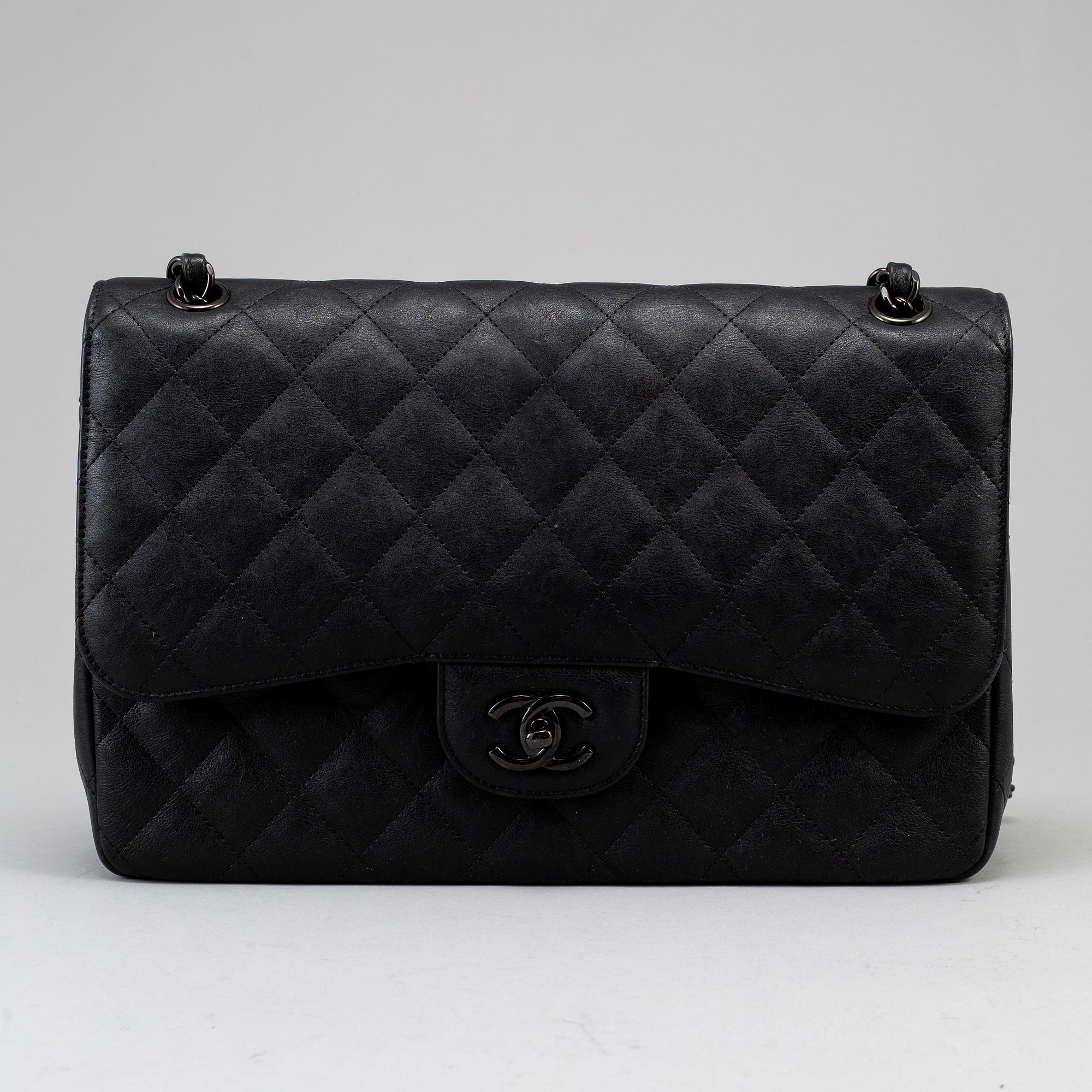 CHANEL, väska "Double flap bag Jumbo", 2017.