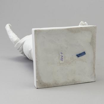 A bisquit figure of 'the Apostel Paulus' after Bertel Thorvaldsen. Royal Copenhagen, Denmark, 1860's.