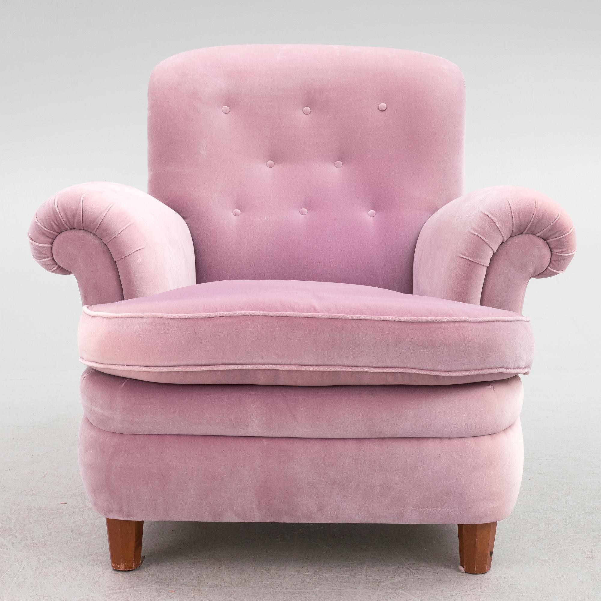 Josef Frank, fåtölj, modell 336, Firma Svenskt Tenn.