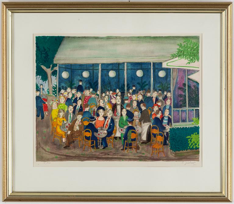 Lennart Jirlow, lithograph in colours, 1986, signed 31/310.