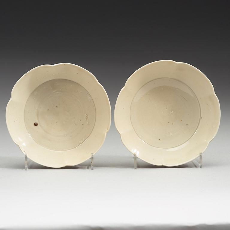 A pair of Ding-type bowls, Song dynasty (960-1279).