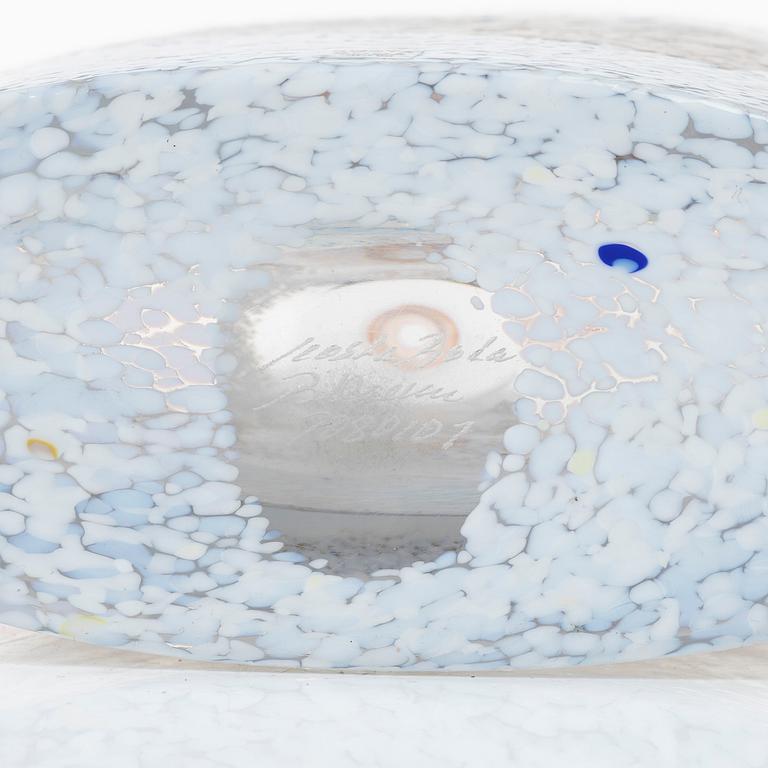 Bertil Vallien, vaser, 5 st, glas, "Satellite", Kosta Boda.