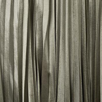 Valentino, a pleated velvet skirt, size 38.