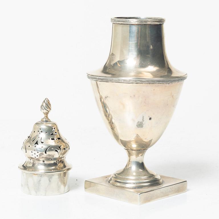 Sockerruska, silver, George Nathan & Ridley Hayes, Chester, England 1834.