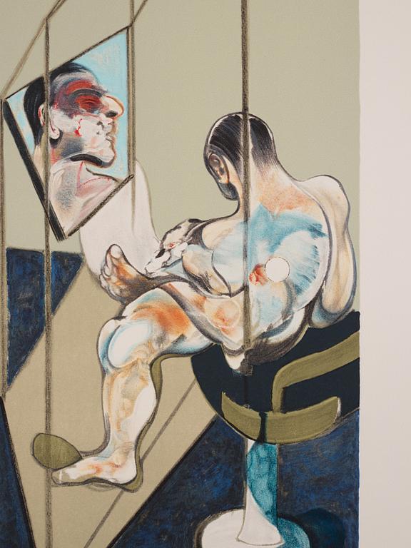 Francis Bacon Efter, "Three studies of a male back" (Triptyk).