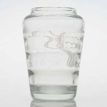 Arttu Brummer, probably, vase, engraved in Riihimäki 27.10 1937 (in Riihimäki 27.10 1937) .