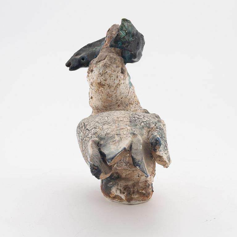 Henrik Allert, sculpture, stoneware, signed.