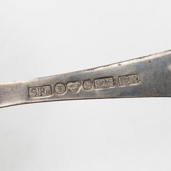 Guldsmed S Petersson i Söderhamn Ab, skedar, 4 st, sterlingsilver, Bollnäs, bl a 1989.