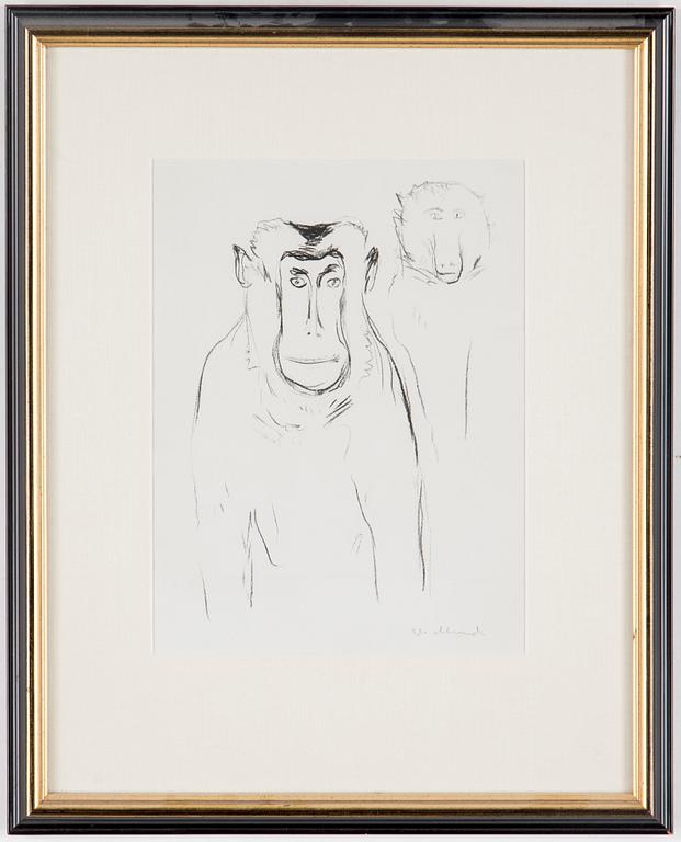 EDVARD MUNCH, litografi, signerad med blyerts.