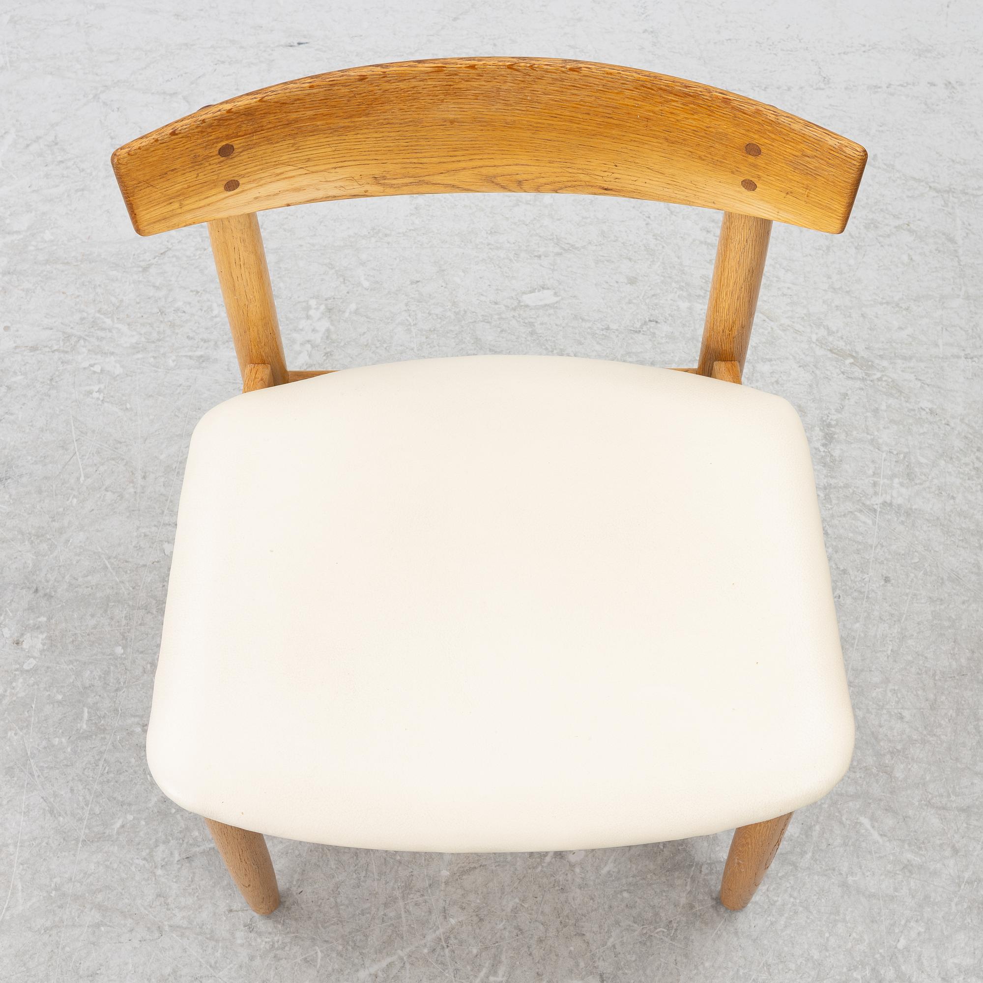 Børge Mogensen, four "Öresund" chairs, Karl Andersson.