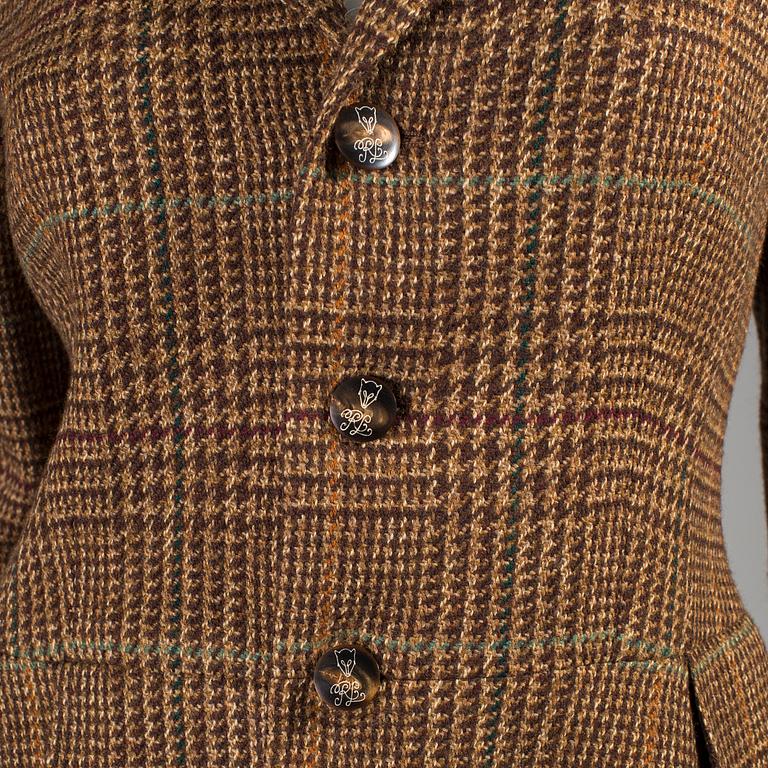 A wooljacket by Ralph Lauren.