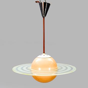 Ceiling lamp, Saturn model, 1930s / 40s.