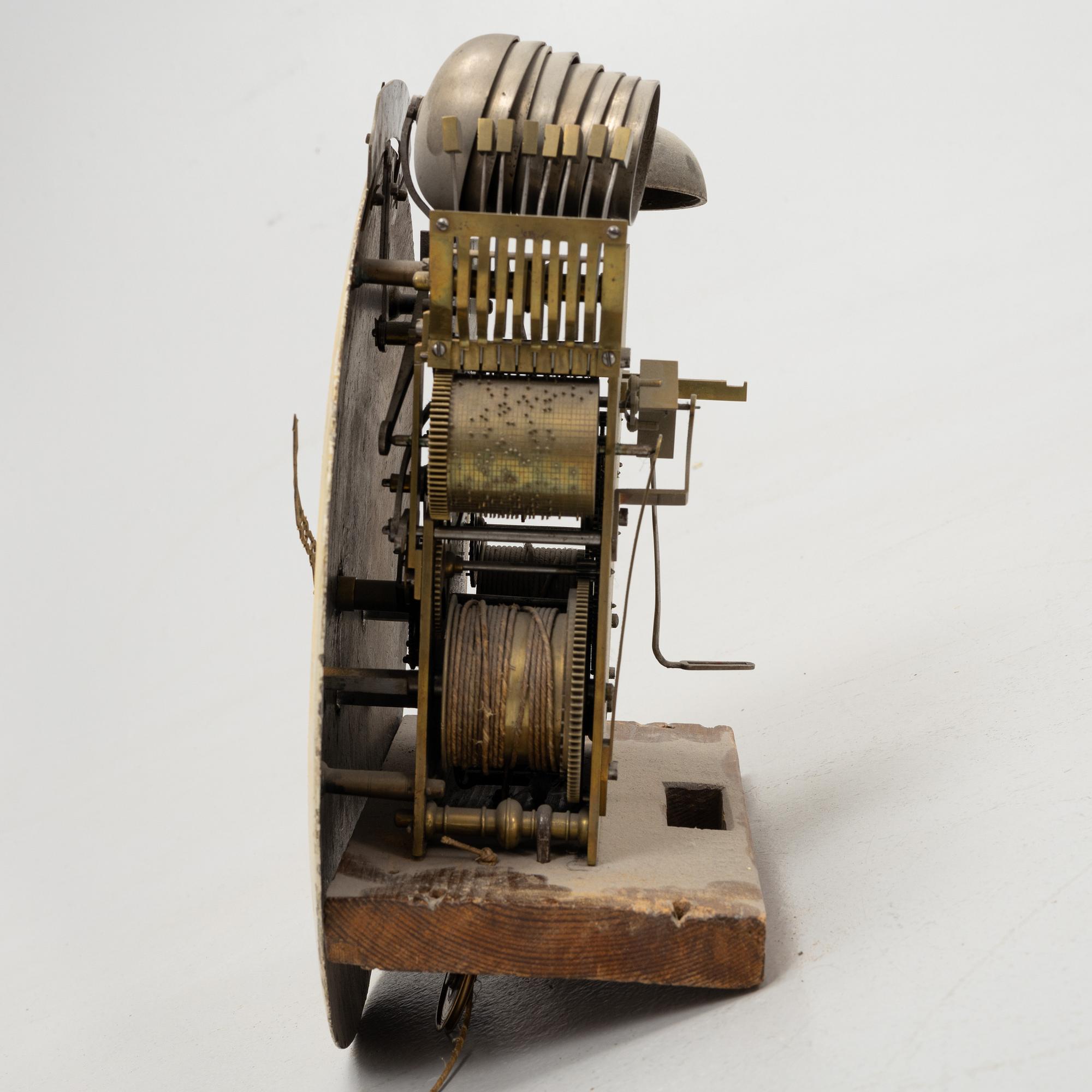 A Swedish Rococo long-case clock by Jonas Ekström (master 1766-1769), Stockholm.