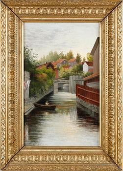 LOTTEN VON GEGERFELT, olja på duk, signerad.